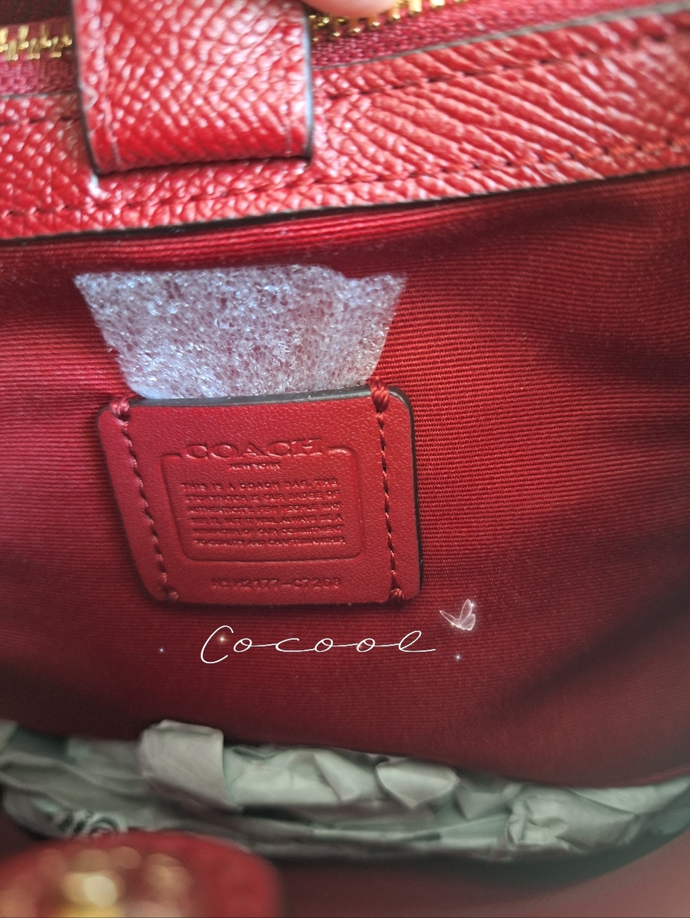 BNWT Coach mini town bucket bag with ladybug floral print crossbody bag shoulder - Picture 6 of 10
